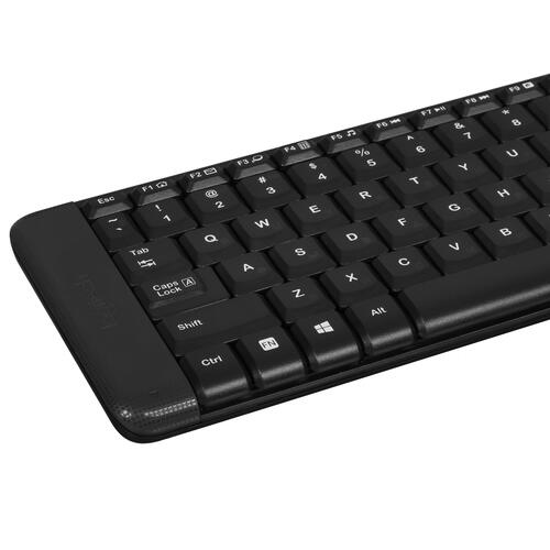 Клавиатура+мышь беспроводная Logitech MK220 черный