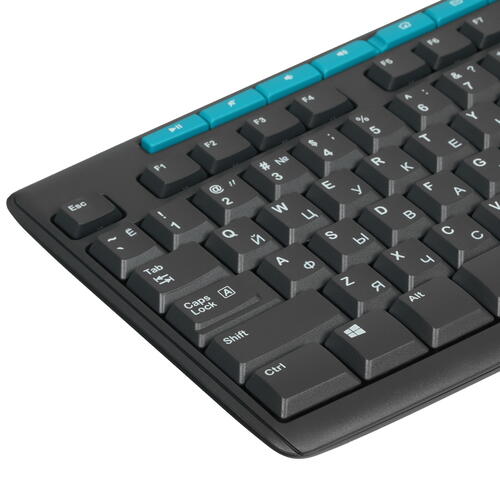 Клавиатура+мышь беспроводная Logitech Wireless Combo MK275 черный