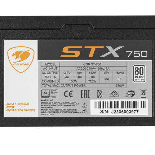 Блок питания Cougar STX750 [CGR ST-750]