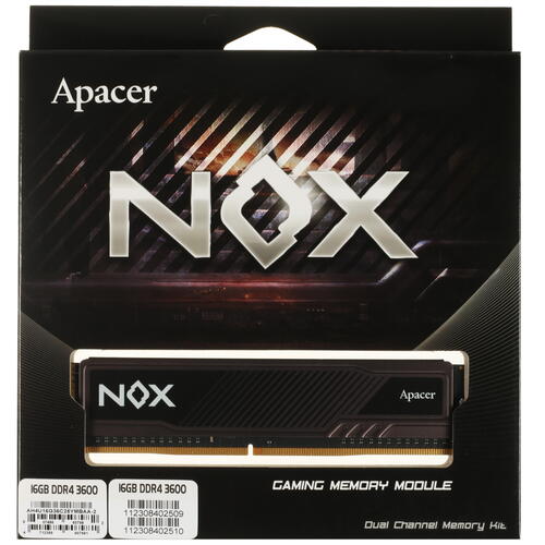 Оперативная память Apacer NOX [AH4U16G36C25YMBAA-2] 16 ГБ