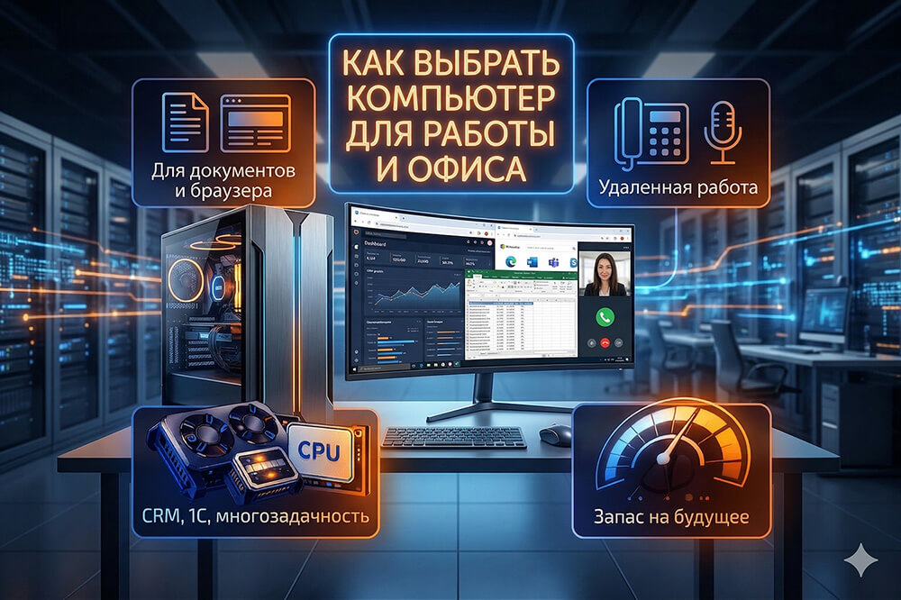 Как выбрать компьютер для работы и офиса