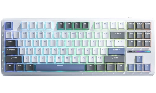 Купить клавиатура проводная + беспроводная aula f87 3in1 [80003819]