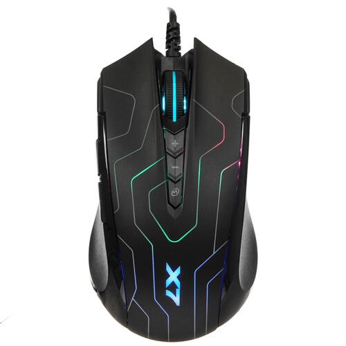 Мышь проводная A4Tech X89 Maze черный