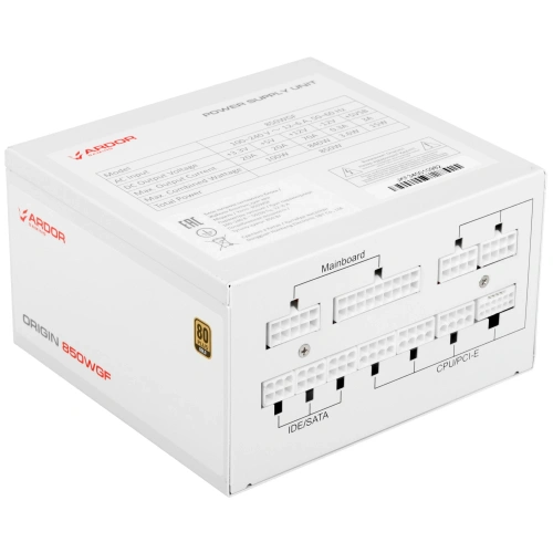 Блок питания ARDOR GAMING ORIGIN 850WGF White  белый