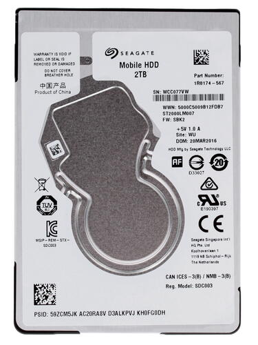 2 ТБ Жесткий диск Seagate Mobile [ST2000LM007]