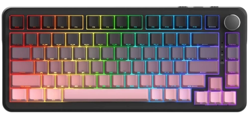 Клавиатура проводная + беспроводная AJAZZ AK820 MAX [G10-AK820MAX-3-RGB-DIY-GS-P]