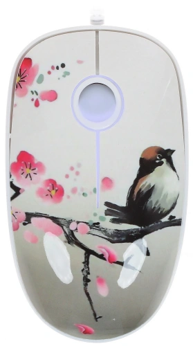 Купить мышь проводная qumo office m43 serenity [23752] белый