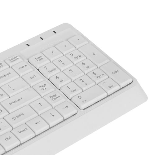 Купить клавиатура+мышь проводная a4tech fstyler f1512 белый