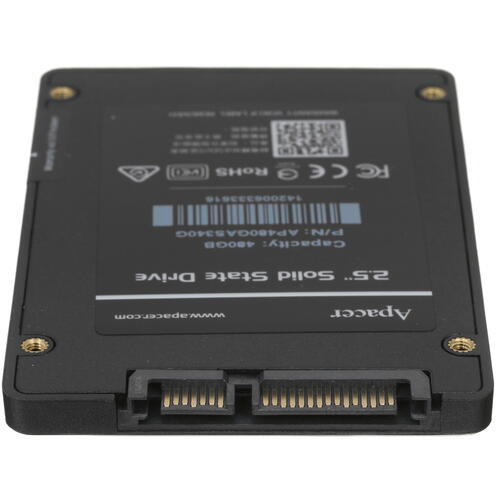 Купить 480 гб 2.5" sata накопитель apacer as340 panther [ap480gas340g-1]