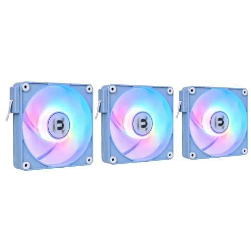 Купить комплект реверсных вентиляторов thermaltake ct120 ex reverse argb sync hydrangea blue [cl-f198-pl12bu-a]