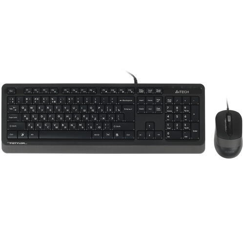 Клавиатура+мышь  проводная  A4Tech Fstyler F1010 черный