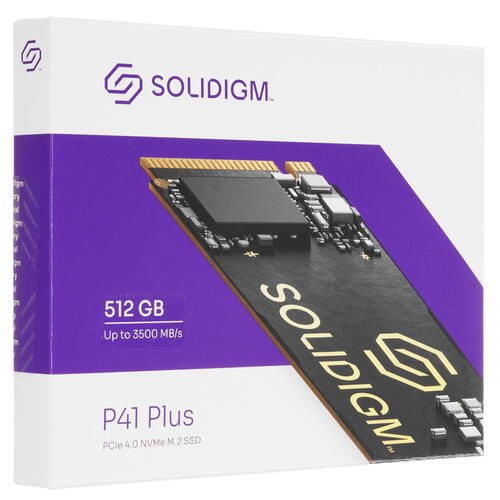 Купить 512 гб m.2 nvme накопитель solidigm p41 plus series [ssdpfknu512gzx1]