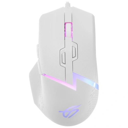 Купить мышь беспроводная/проводная dexp flare  белый