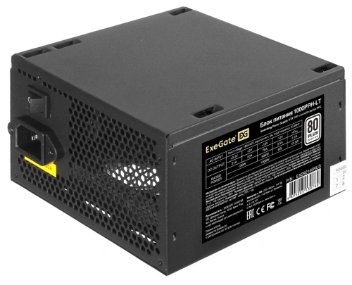 Купить блок питания exegate 80 plus 1000pph lt oem [ex292146rus-oem] черный