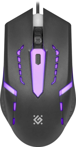 Купить мышь проводная defender flash mb-600l [52600] черный