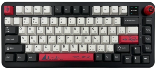 Купить клавиатура проводная + беспроводная ajazz ak820 max