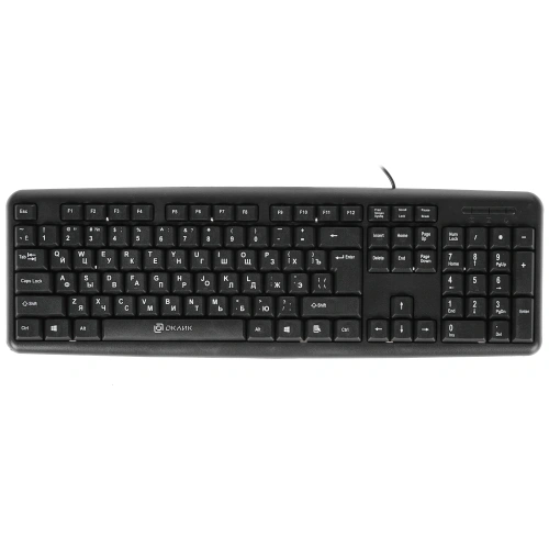 Купить клавиатура проводная oklick 180v2