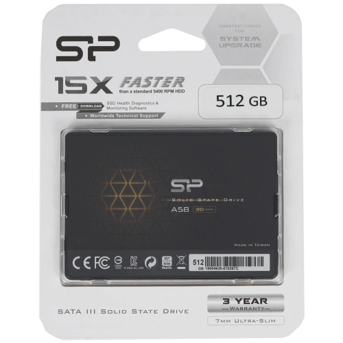 Купить 512 гб 2.5" sata накопитель silicon power ace a58 [sp512gbss3a58a25]