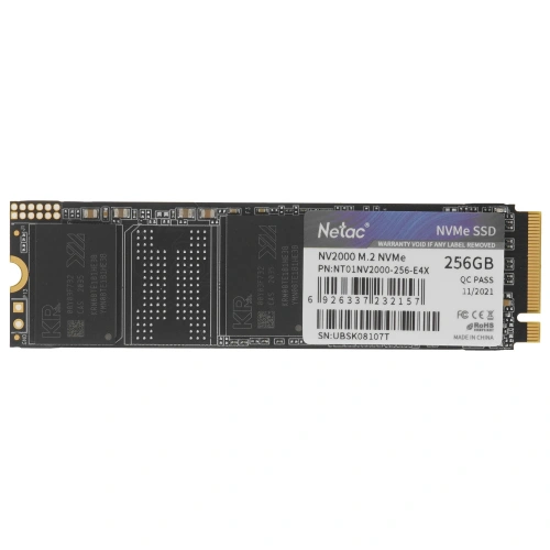 Купить 256 гб m.2 nvme накопитель netac nv2000 [nt01nv2000-256-e4x]