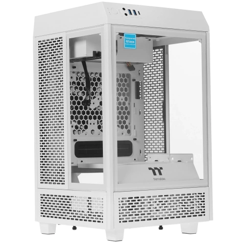 Купить корпус thermaltake the tower 100 snow [ca-1r3-00s6wn-00] белый