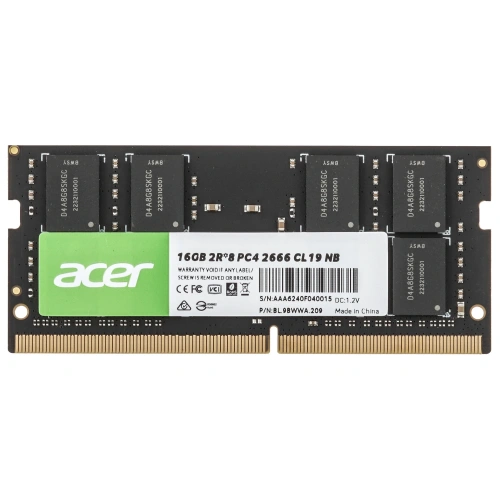 Оперативная память SODIMM Acer SD100 [BL.9BWWA.209] 16 ГБ