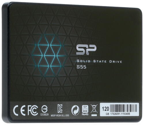 Купить 120 гб 2.5" sata накопитель silicon power slim s55 [sp120gbss3s55s25]