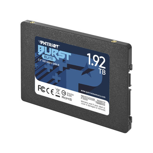 Купить 1920 гб 2.5" sata накопитель patriot burst elite [pbe192ts25ssdr]