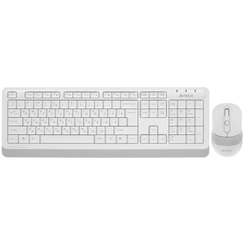 Клавиатура+мышь беспроводная   A4Tech Fstyler FG1010S белый