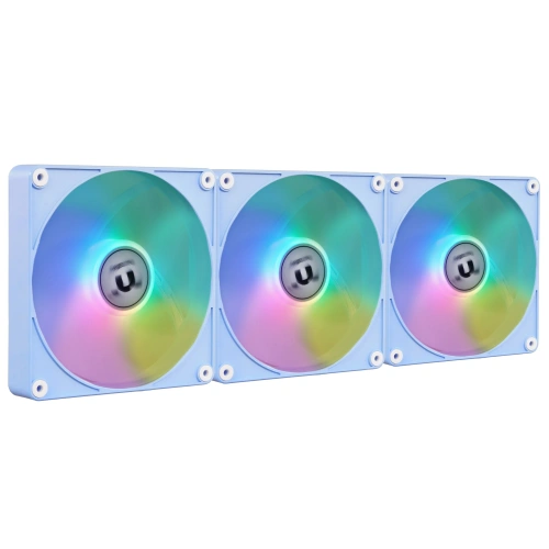 Комплект вентиляторов Thermaltake CT120 EX ARGB Sync Hydrangea Blue [CL-F196-PL12BU-A]