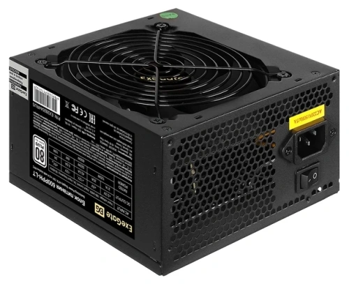 Купить блок питания exegate 80+ 600pph-lt [ex282044rus-oem] черный