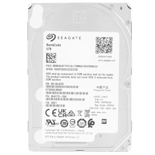 Купить 5 тб жесткий диск seagate barracuda [st5000lm000]