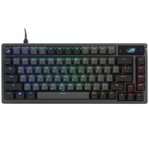 Купить клавиатура проводная + беспроводная asus rog azoth [90mp0316-bkra00]
