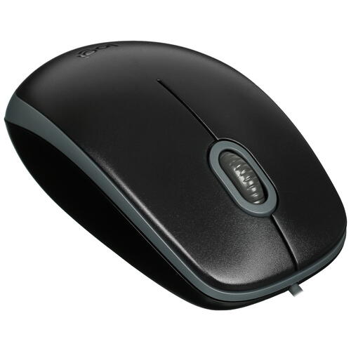 Мышь проводная Logitech M110 Silent [910-005502] черный