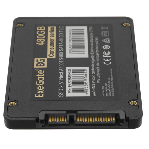 Купить 480 гб 2.5" sata накопитель exegate next a400ts480 [ex276689rus]