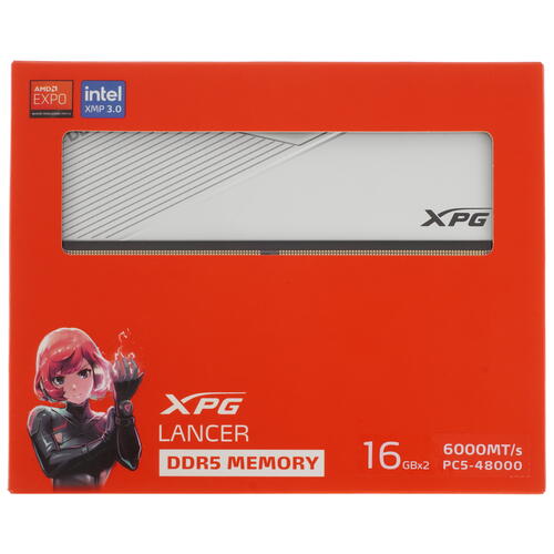 Купить оперативная память adata xpg lancer [ax5u6000c3016g-dclawh] 32 гб