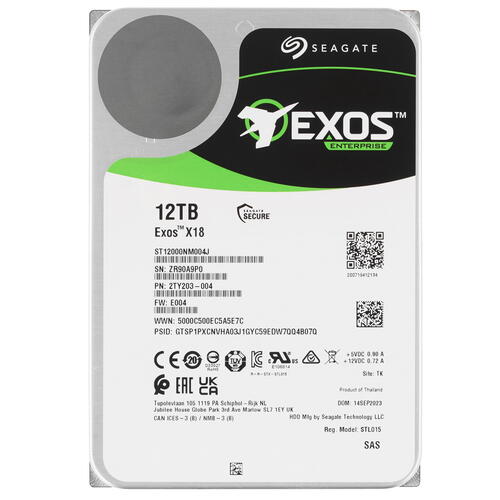 LFF (3.5") Серверный HDD Seagate Exos X18