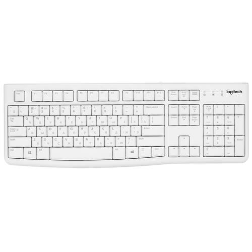 Клавиатура+мышь проводная Logitech Desktop MK120 белый