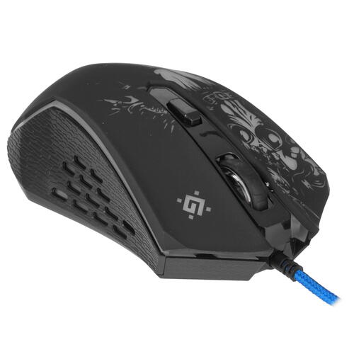 Купить мышь+коврик проводная defender sin'sister gm-933 [52933] черный