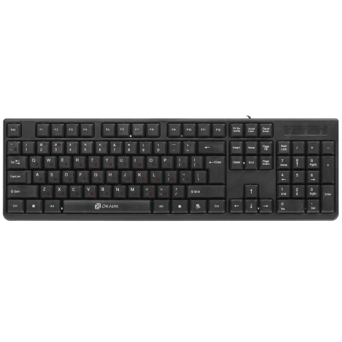 Купить клавиатура проводная оклик 100m [654570]