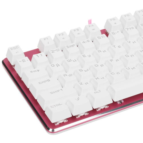 Купить клавиатура проводная ardor gaming blade pro [ag-fl-b87red-pink]