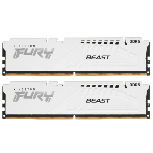 Купить оперативная память kingston fury beast white amd [kf560c36bwek2-64] 64 гб