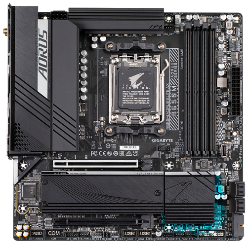 Материнская плата GIGABYTE B650M AORUS ELITE AX