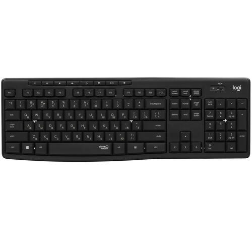 Клавиатура+мышь беспроводная Logitech Combo MK295 Black черный