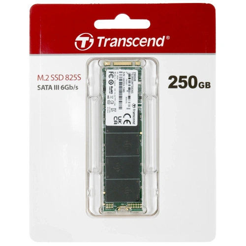Купить 250 гб m.2 sata накопитель transcend 825s [ts250gmts825s]