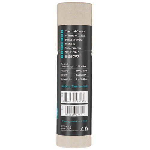 Купить термопаста iceberg thermal thermal fuzeice [fuzeice7.0g]