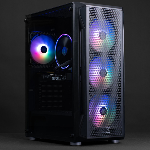 Игровой компьютер Intel Core i3 10100F, AMD RX 6600 XT 8GB