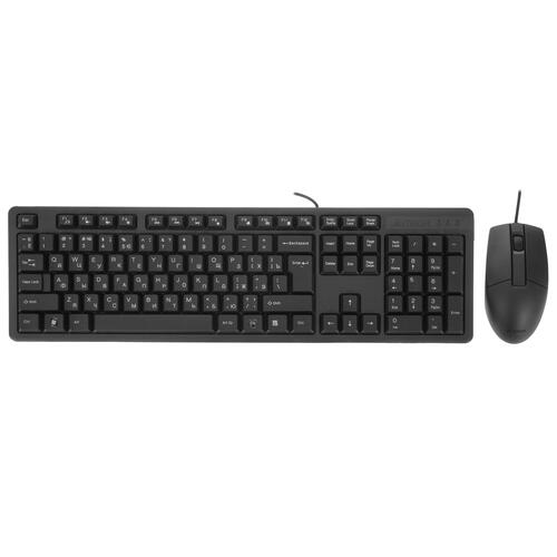 Клавиатура+мышь  проводная  A4Tech KK-3330 черный