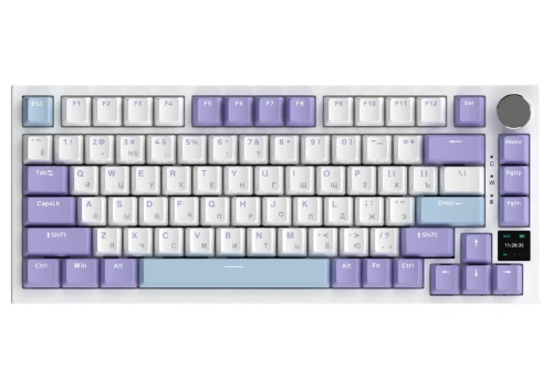 Купить клавиатура проводная + беспроводная ajazz ak820 pro [f1-ak820pro-3-rgb-diy-fs-pwb]