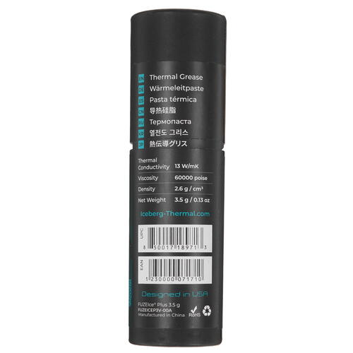 Купить термопаста iceberg thermal thermal fuzeice plus 3.5g [fuzeiceplus3.5g]