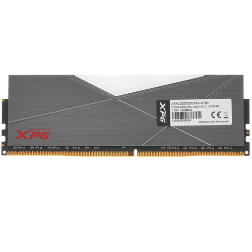 Купить оперативная память adata xpg spectrix d50 rgb [ax4u320032g16a-st50] 32 гб